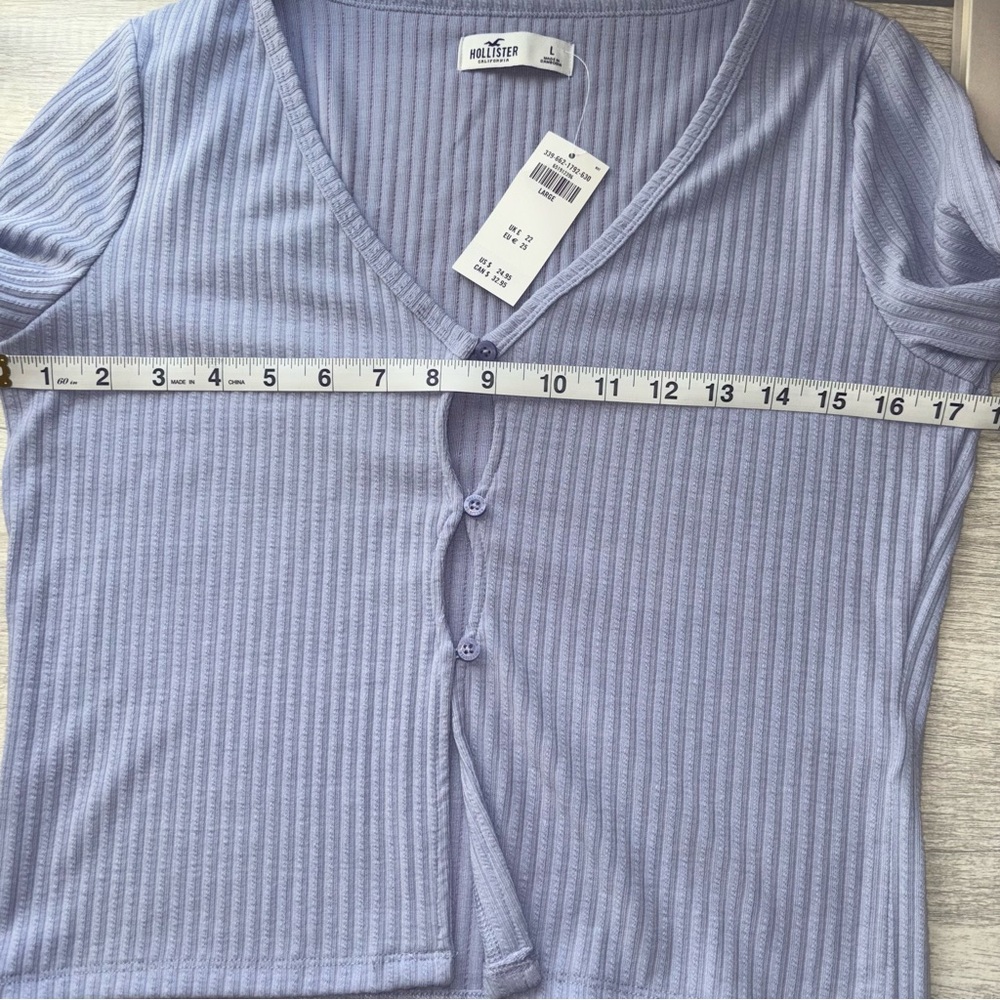 Hollister Ribbed Keyhole Cardigan - Picture 5 of 7